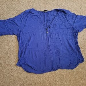 Blue torrid top